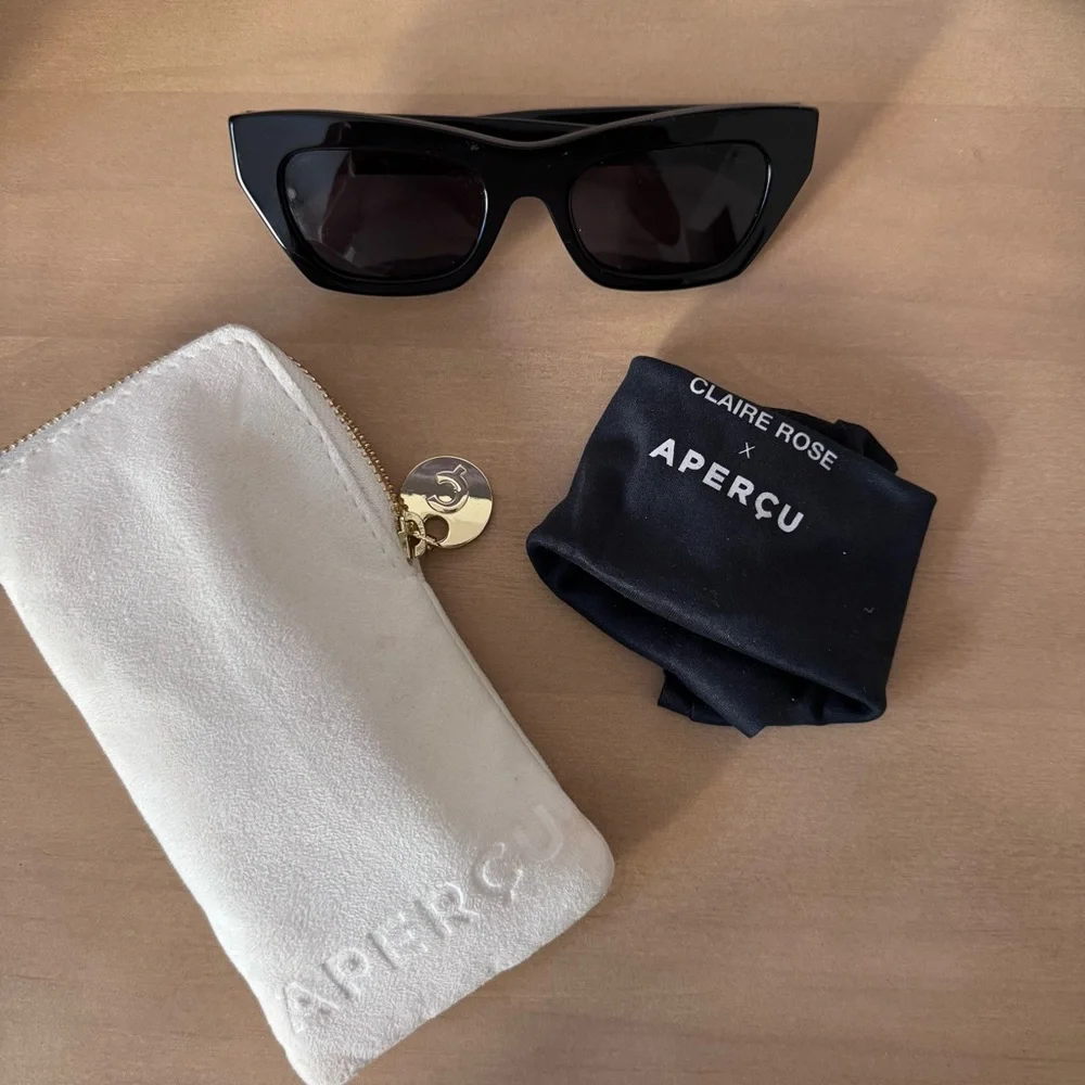 🖤 Claire Rose x Aperçu Black New York City Sunglasses 🖤